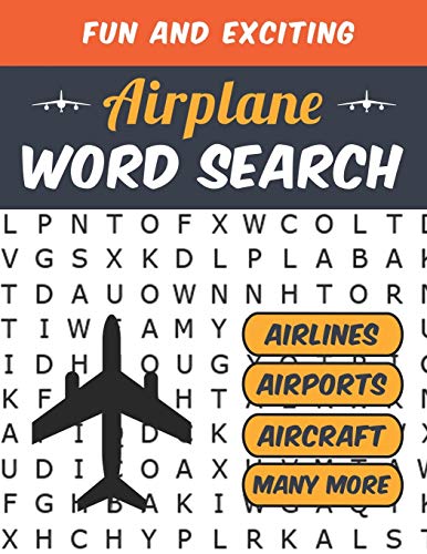 Aviation Word Search for Adult Airline Pilots