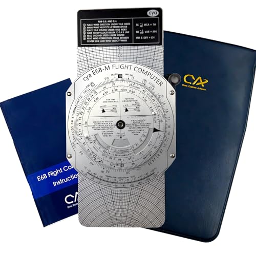 CYA E6B Metal Flight Computer - Aviation Pilot Essential