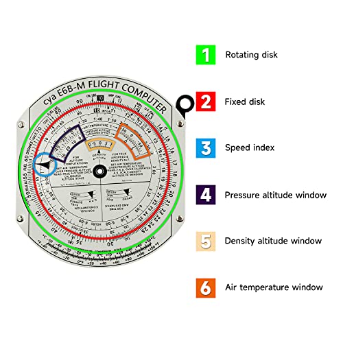 CYA E6B Metal Flight Computer - Aviation Pilot Essential