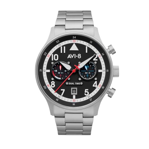 AVI-8 Hawker Hurricane Dual Time Quartz Pilot Watch