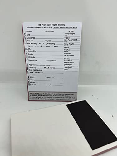 IFR Pilot Writing Pads with Complimentary Magnet Pad
