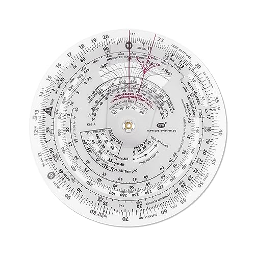 6" Circular Flight Computer for Aviation Training
