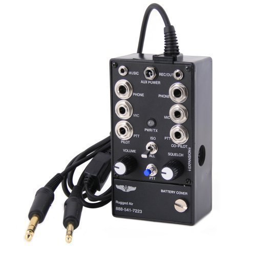 Pilot Headset Intercom: Rugged Air RRP2EX