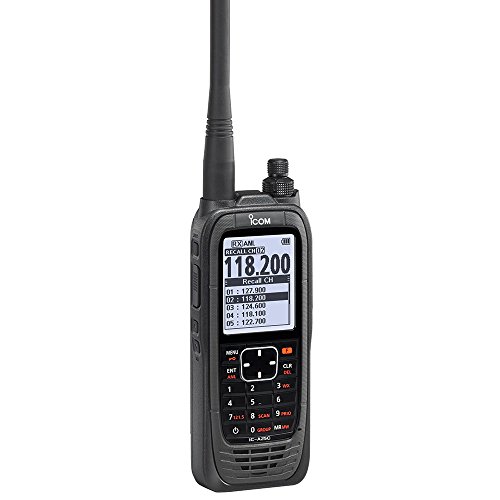 ICOM A25C Handheld Airband Radio - Communication Channels