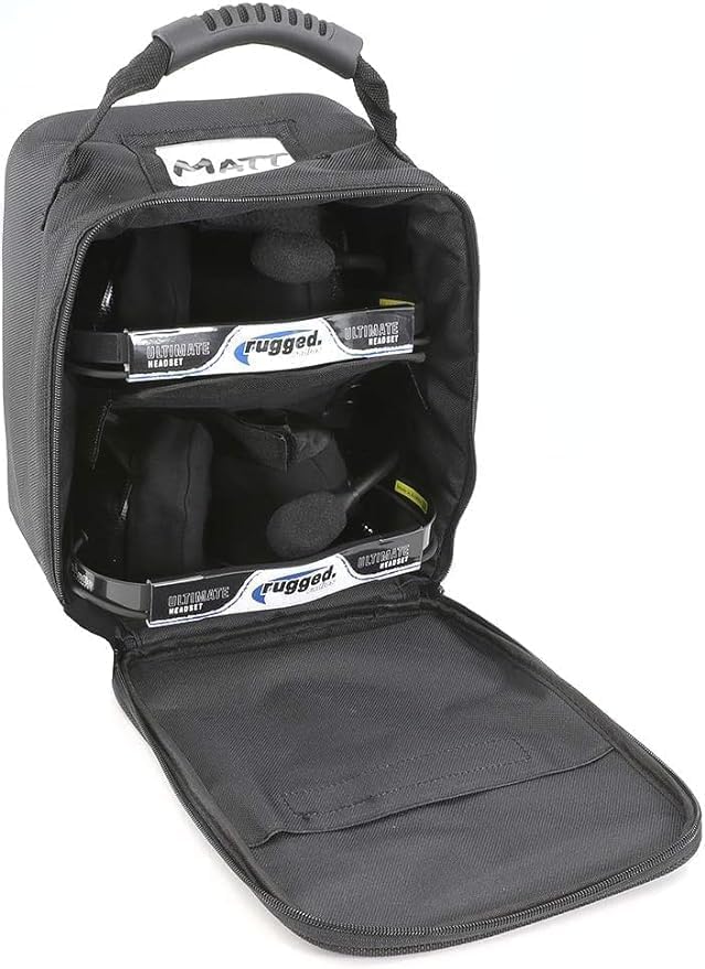 Pilot Headset Bag for Aviation and Racing