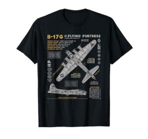 Vintage B-17 Flying Fortress WW2 Bomber T-Shirt
