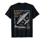 Vintage B-17 Flying Fortress WW2 Bomber T-Shirt