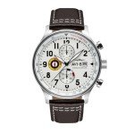 AVI-8 Men's 42mm Pilot Watch - Classic White Leather