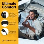KORE Aviation P1 Pilot Headset | 24dB Noise Reduction