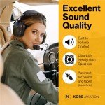 KORE Aviation P1 Pilot Headset | 24dB Noise Reduction