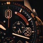 AVI-8 P-51 Mustang Chronograph Pilot Watch with Leather Strap