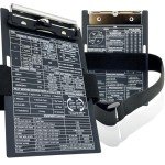 Aviation Metal Clipboard: Pilot Kneeboard with Notepad