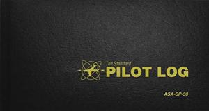 Standard Pilot Logbook: ASA-SP-30 (Black)