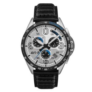 AVI-8 P-51 Mustang Blakeslee Chrono - Silver/Black