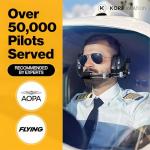 KORE Aviation P1 Pilot Headset | 24dB Noise Reduction