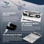 Pilot Kneeboard - Aluminum Writing Board - 5.5 x 8 Inch