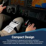 Pilot Kneeboard - Aluminum Writing Board - 5.5 x 8 Inch