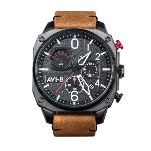 AVI-8 Men's Hawker Hunter Retrograde Pilot Watch