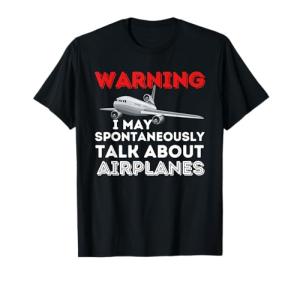 Funny Airplane T-Shirt for Pilots & Aviation Fans