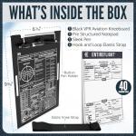 EntireFlight Pilot Kneeboard VFR with Notepad - Premium Accessory