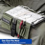 FLYBOYS Kneeboard - Clipboard & Pen Holder - GREEN