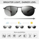 SUNGAIT Aviator Polarized Sunglasses: Men's Stylish Golf Eyewear