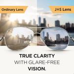 Classic Aviator Sunglasses with Polarized UV Protection