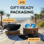 Classic Aviator Sunglasses with Polarized UV Protection