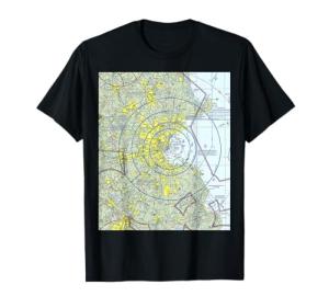 Boston Aeronautical VFR Sectional Chart T-Shirt