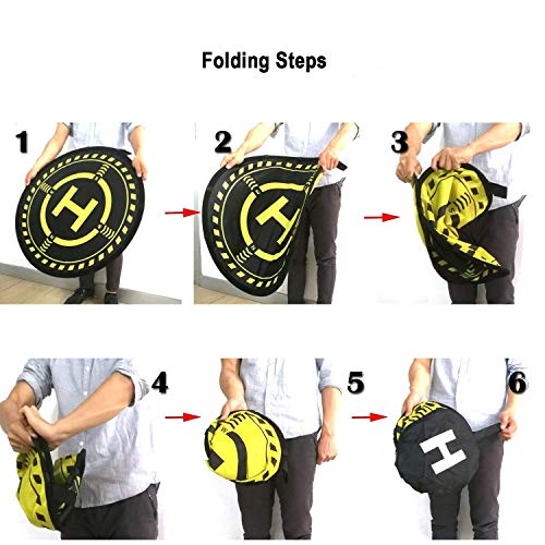 Foldable LED Landing Pad for DJI Drones (70cm)