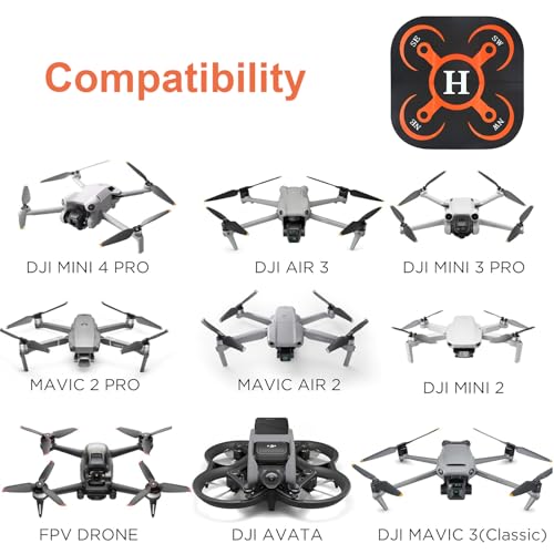 Double-sided Waterproof Drone Landing Pad for DJI and Ruko Drones