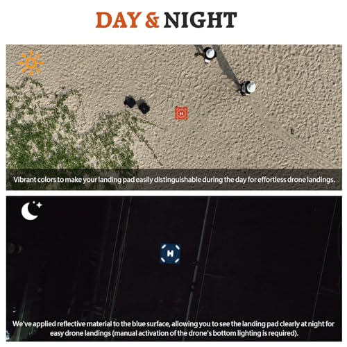 Universal 25.2" Double-Sided Waterproof Drone Landing Pad