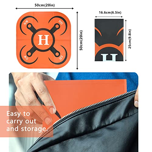 Foldable Weighted Landing Pad for DJI Drones