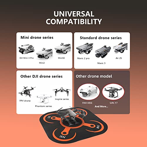 Foldable Weighted Landing Pad for DJI Drones
