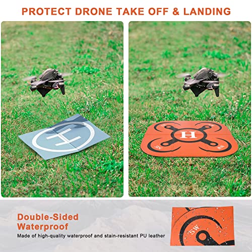 Foldable Weighted Landing Pad for DJI Drones