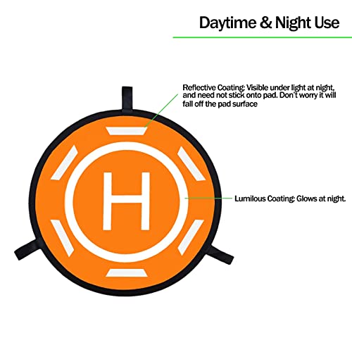 Luminous Drone Landing Pad for DJI Drones