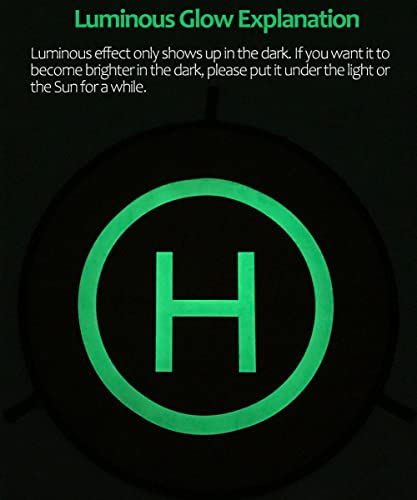 Luminous Drone Landing Pad for DJI Drones