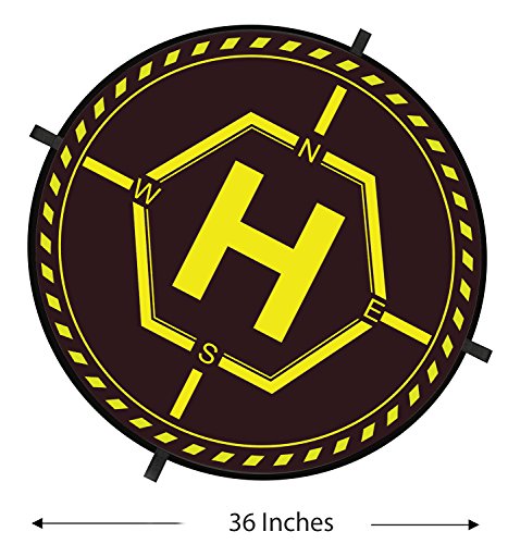 36 Inch Waterproof Collapsible Landing Pad for DJI Drones
