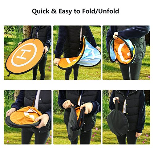 36 Inch Waterproof Collapsible Landing Pad for DJI Drones