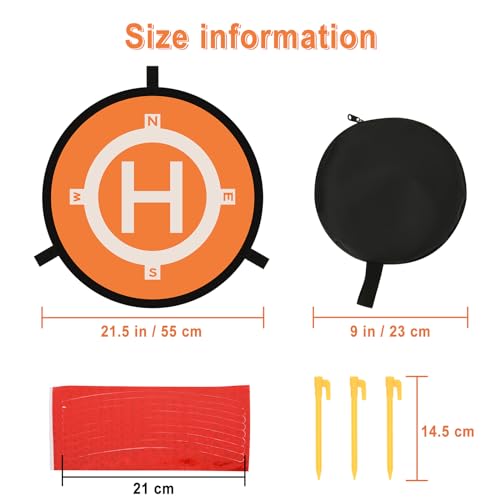 Cosmos Waterproof Folding Drone Landing Pad - 55cm
