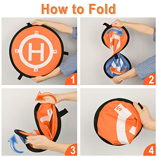 Cosmos Waterproof Folding Drone Landing Pad - 55cm