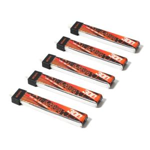 BETAFPV 5-Pack 1S 300mAh LiPo Batteries for Drones