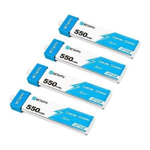 BETAFPV 4 Pack 550mAh 1S Lipo Battery