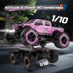 DEERC 1:10 Fast RC Crawler Truck - Pink
