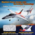 DEERC F-16 RC Plane with Gyro Stabilizer