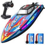DEERC Fast RC Boat - 20+MPH Racing Fun