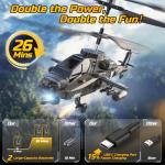 DEERC Remote Control Helicopter with LED Lights