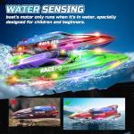 DEERC 2 Pack Remote Control Racing Boats