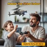 DEERC Remote Control Helicopter with LED Lights