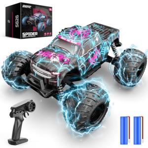 DEERC Glowing Spider RC Car for Kids